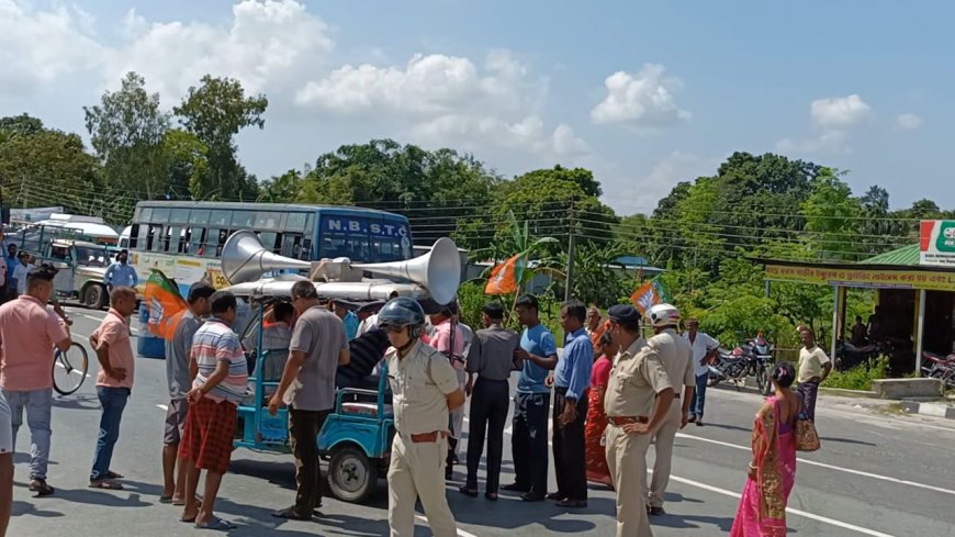 এবার ময়নাগুড়ির পথে আর জি কর কাণ্ডে প্রতিবাদে অবরোধ !