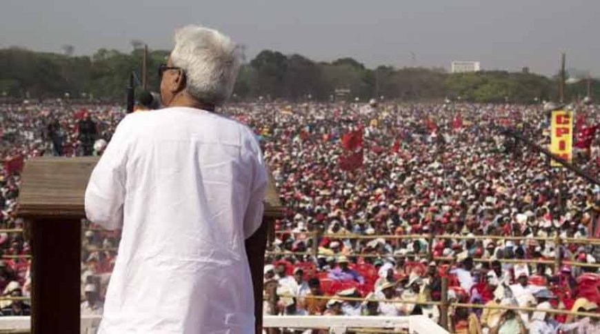 সোশ্যাল মাধ্যমে বামেদের বিদ্ধ করে বিপাকে পাটুলি থানার ওসি